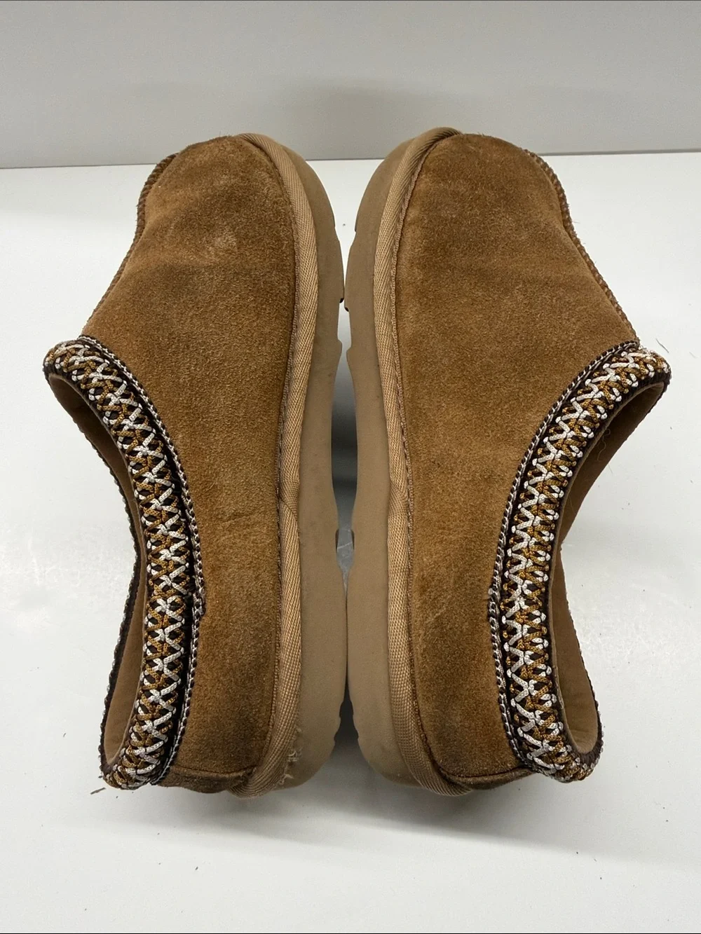 Used UGG Suede Shearling Slip-on Clog Size 4